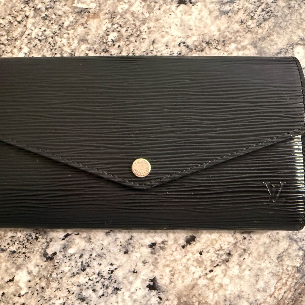 Louis Vuitton Black Epi Wallet
